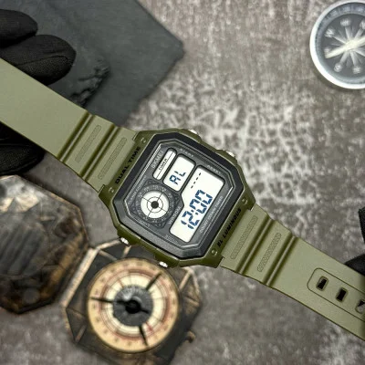 Чоловічий годинник Skmei 1299AG Army Green.