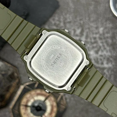 Чоловічий годинник Skmei 1299AG Army Green.