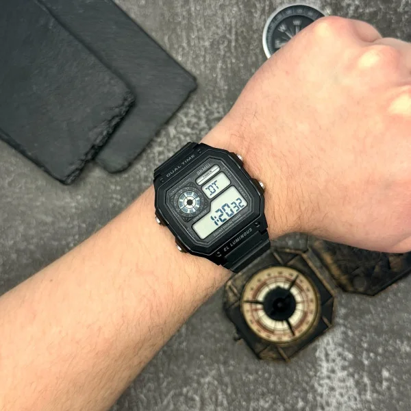 Чоловічий годинник Skmei 1299BK Black. фото 3