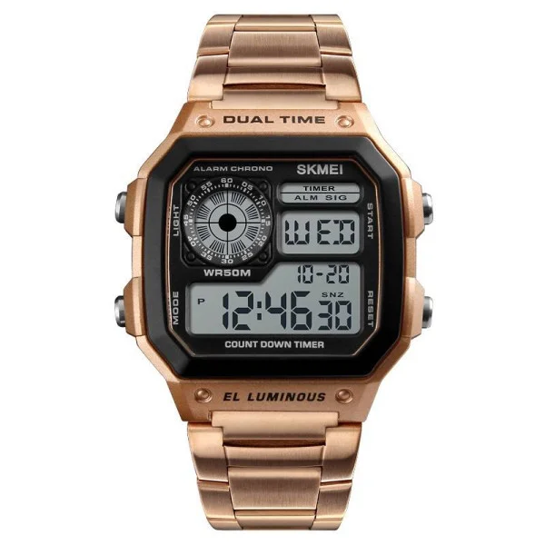 Чоловічий годинник Skmei 1335RG Rose Gold фото 1