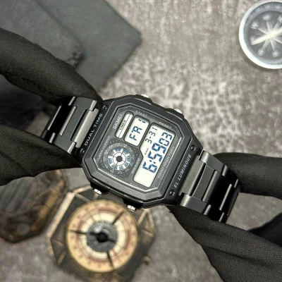 Чоловічий годинник Skmei 1335BK Black.