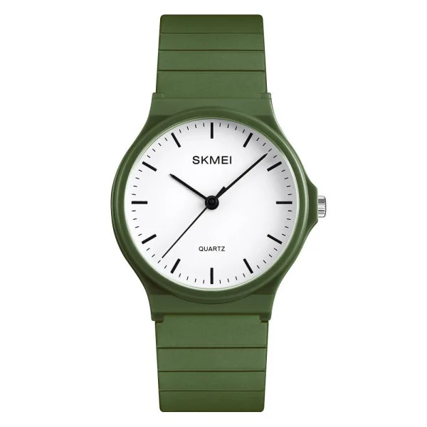 Жіночий годинник Skmei 1419AG Army Green фото 1
