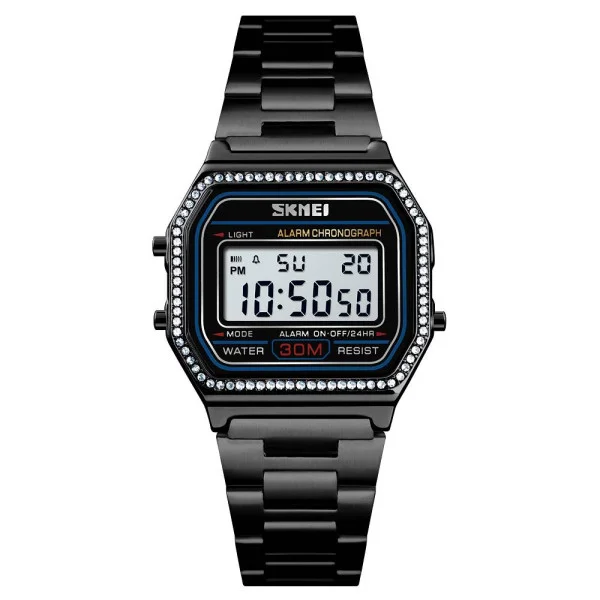 Жіночий годинник Skmei 1474BK Black фото 1