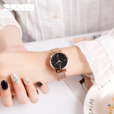 Жіночий годинник Skmei 1528RG Rose Gold