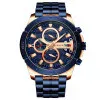 Мужские часы Curren 8337 Blue-Cuprum фото 2