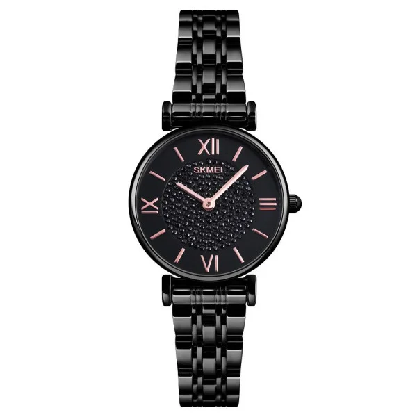 Жіночий годинник Skmei 1533BK Black фото 1