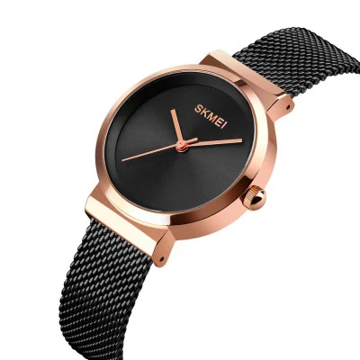 Жіночий годинник Skmei 1595RGBK Rose Gold-Black