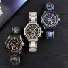 Чоловічий годинник Curren 8355 Silver-Black фото 5