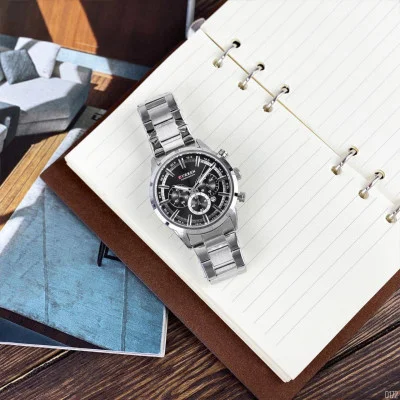 Чоловічий годинник Curren 8355 Silver-Black