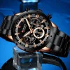 Мужские часы Curren 8355 Black -Cuprum фото 3