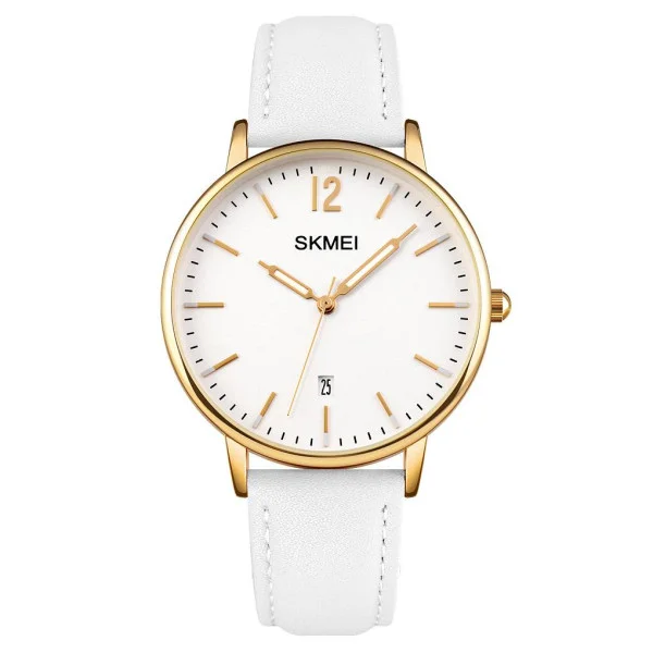 Женские часы Skmei 1724GDWT Gold-White фото 1
