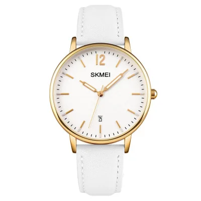 Жіночий годинник Skmei 1724GDWT Gold-White