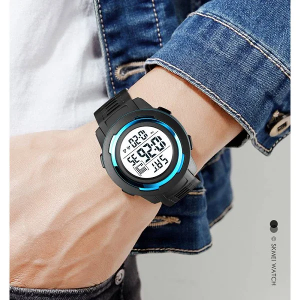 Чоловічий годинник Skmei 1731BUWT Blue-White фото 4