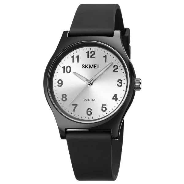 Жіночий годинник Skmei 1760BKSI Black-Silver фото 1