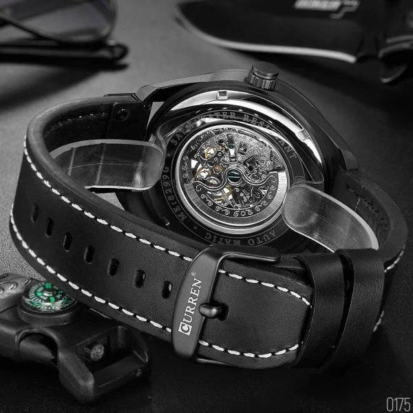 Мужские часы Curren 8299 All Black фото 5
