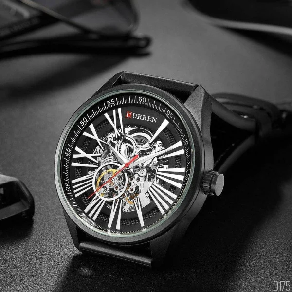 Мужские часы Curren 8299 All Black фото 7