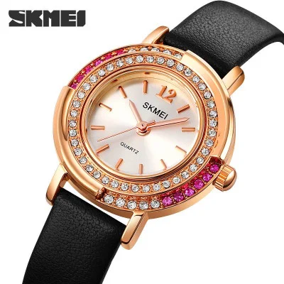 Жіночий годинник Skmei 1855RGBK Rose Gold-Black