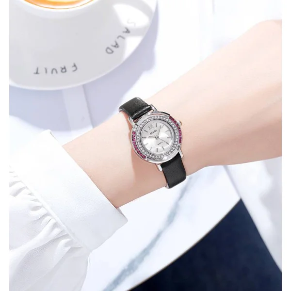 Жіночий годинник Skmei 1855SIBK Silver-Black фото 4