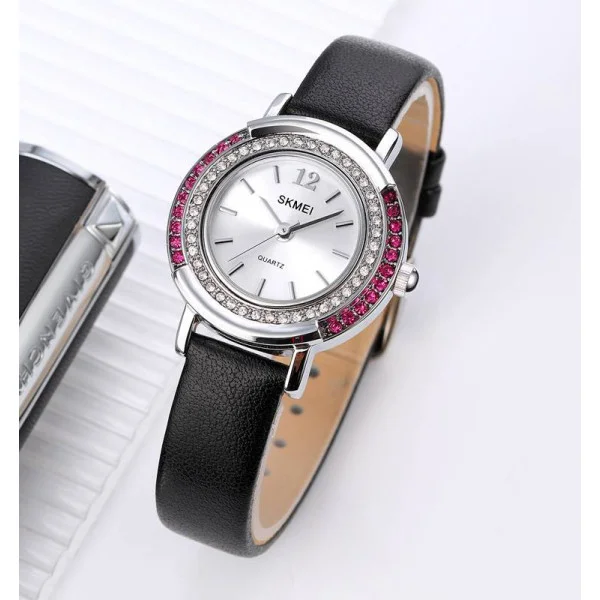 Жіночий годинник Skmei 1855SIBK Silver-Black фото 5