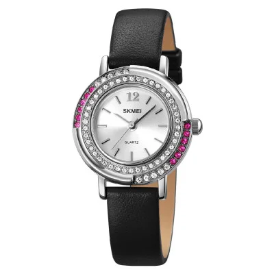 Жіночий годинник Skmei 1855SIBK Silver-Black