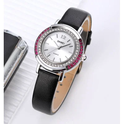 Жіночий годинник Skmei 1855SIBK Silver-Black