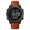 Чоловічий годинник Skmei 1864LBNBK Brown-Black Leather фото 2