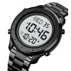 Чоловічий годинник Skmei 1864SBKWT Black-White Steel фото 3