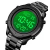 Чоловічий годинник Skmei 1864SBKWT Black-White Steel фото 5