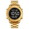 Чоловічий годинник Skmei 1864SGDBK Gold-Black Steel фото 2