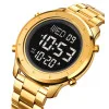 Чоловічий годинник Skmei 1864SGDBK Gold-Black Steel фото 3