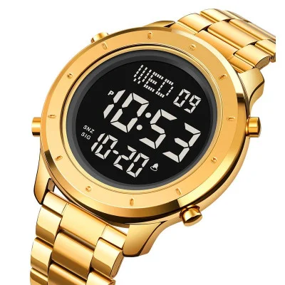 Чоловічий годинник Skmei 1864SGDBK Gold-Black Steel
