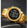 Чоловічий годинник Skmei 1864SGDBK Gold-Black Steel фото 4
