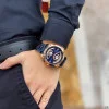 Чоловічий годинник Curren 8360 Blue-Gold фото 4