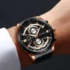 Чоловічий годинник Curren 8360 Black-Gold фото 3