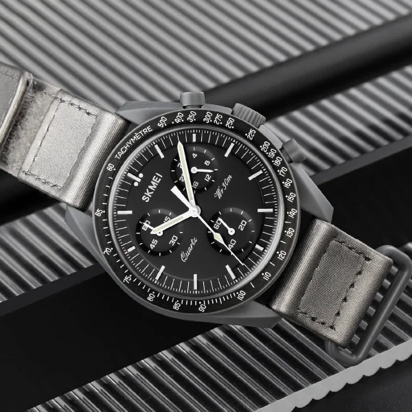 Жіночий годинник Skmei 1982DGYSI Dark Grey-Silver фото 5