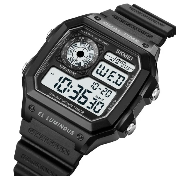 Чоловічий годинник Skmei 1998BK Black. фото 3