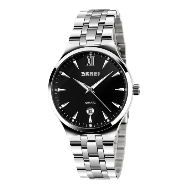 Чоловічий годинник Skmei 9071BK-B Black Man фото 1