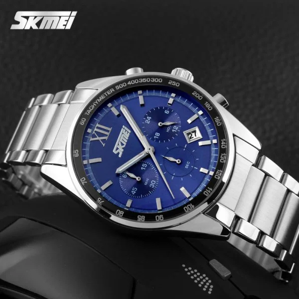 Чоловічий годинник Skmei 9096BU Blue фото 3
