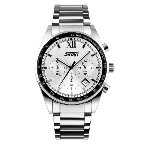 Мужские часы Skmei 9096SI Silver фото 1