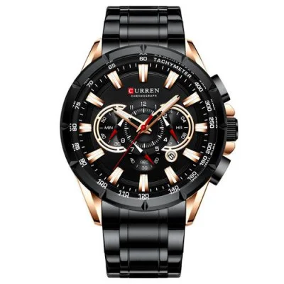 Чоловічий годинник Curren 8363 Black-Cuprum