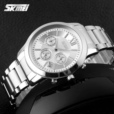 Чоловічий годинник Skmei 9097SI Silver
