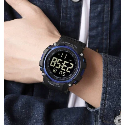 Мужские часы Skmei 1886BUBK Black-Blue-Black