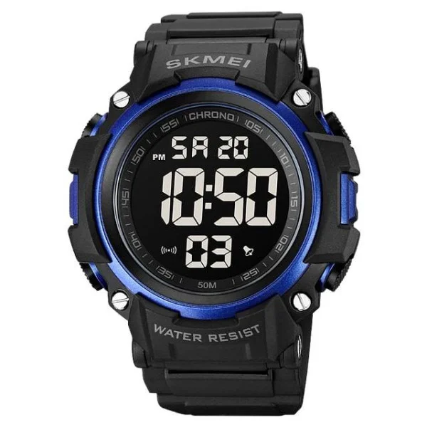 Чоловічий годинник Skmei 1886BUBK Black-Blue-Black фото 1