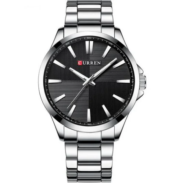 Чоловічий годинник Curren 8322 Silver-Black фото 1