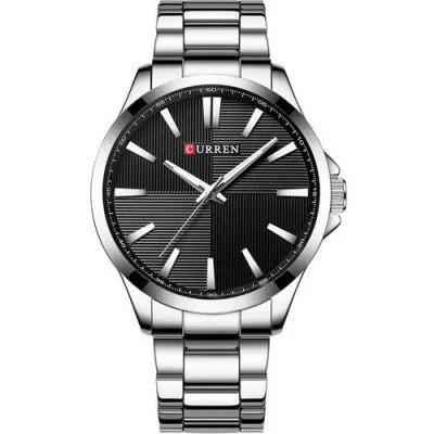 Чоловічий годинник Curren 8322 Silver-Black