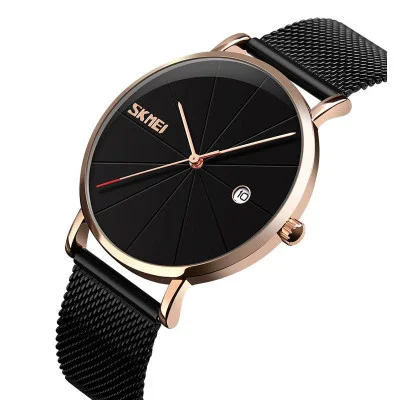 Чоловічий годинник Skmei 9183RGBK Black-Rose Gold