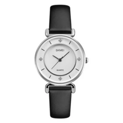 Женские часы Skmei 1330LSI Black-Silver-White