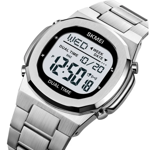 Чоловічий годинник Skmei 2004SIWT Silver-White фото 5