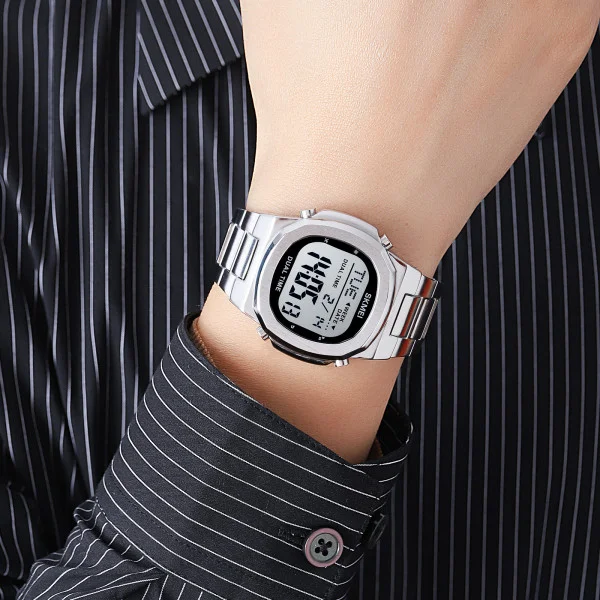 Чоловічий годинник Skmei 2004SIWT Silver-White фото 6