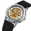 Мужские часы Skmei M035LSIBK Silver-Black Leather фото 3